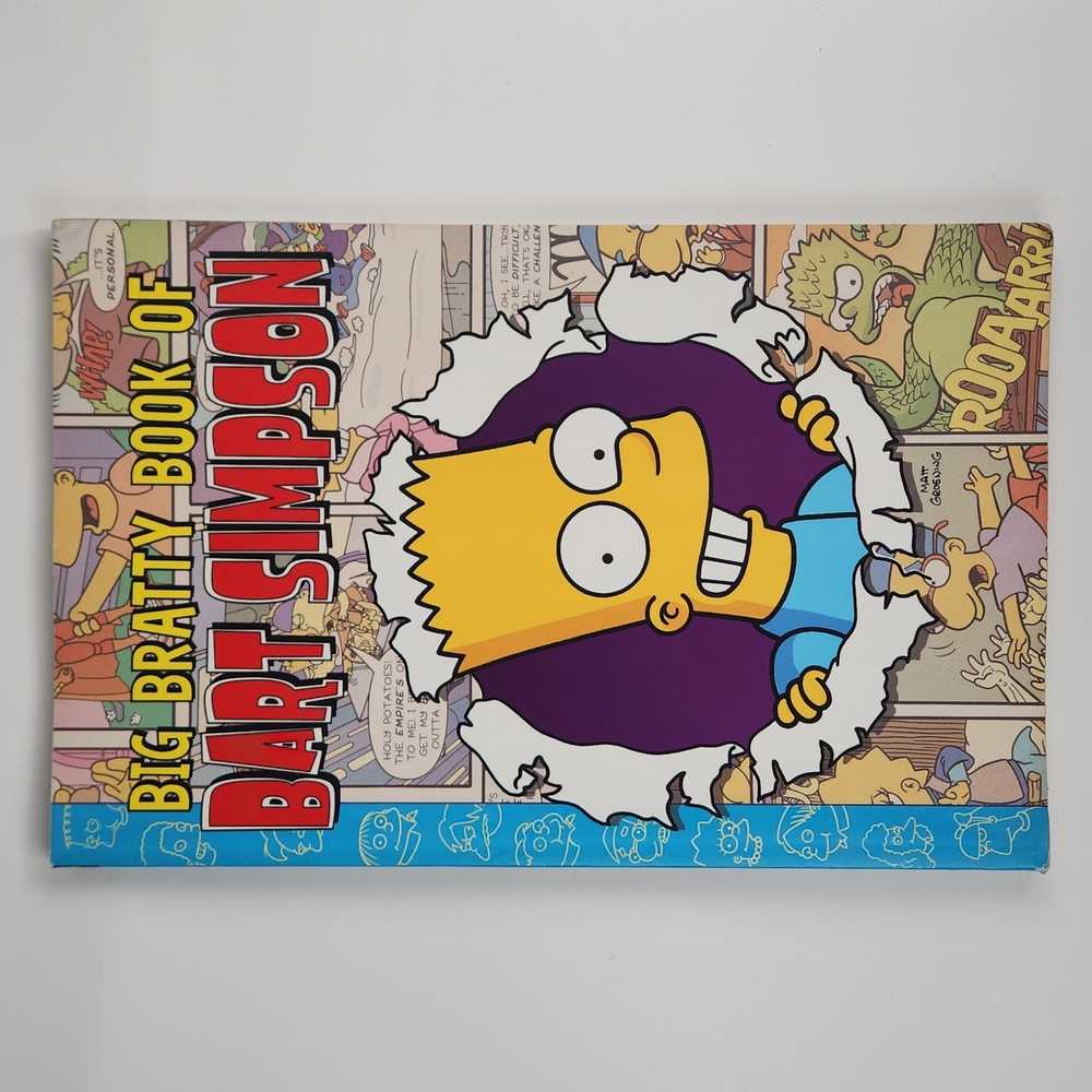 BIG BRATTY BOOK OF BART SIMPSON First Edition 2004 Softcover